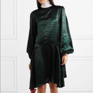 Ganni Zebra Print Dress - NWT